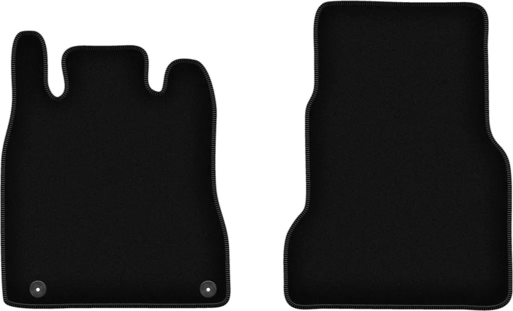 Tappetini Mercedes W168 (1997-2004) Velluto Nero | Set 2 Pezzi