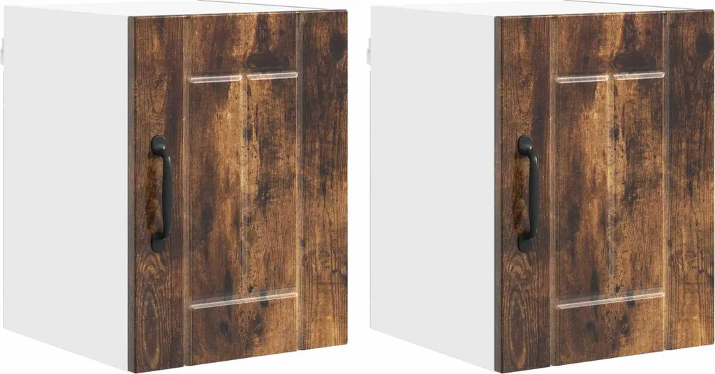 SYFAX™ Mobile da cucina 2 pcs Rovere fumé 30 x 31 x 40 cm