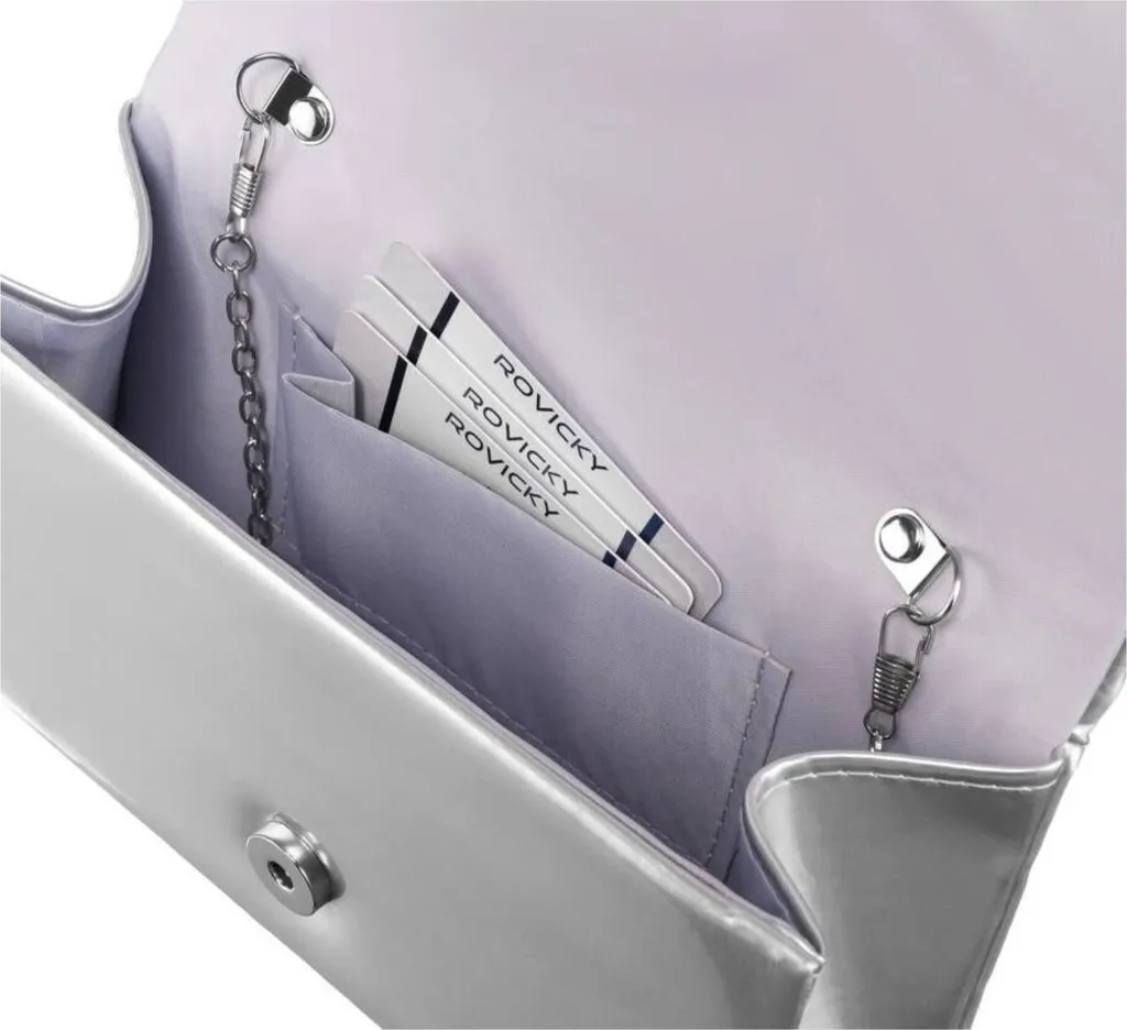 Borsa Rovicky R-xs006 RXS00670948: Pochette Donna Elegante con Catena - 6