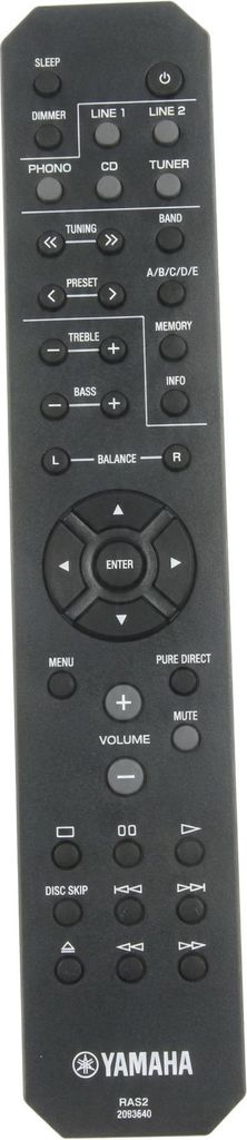 Originale Fernbedienung für YAMAHA ZG93640