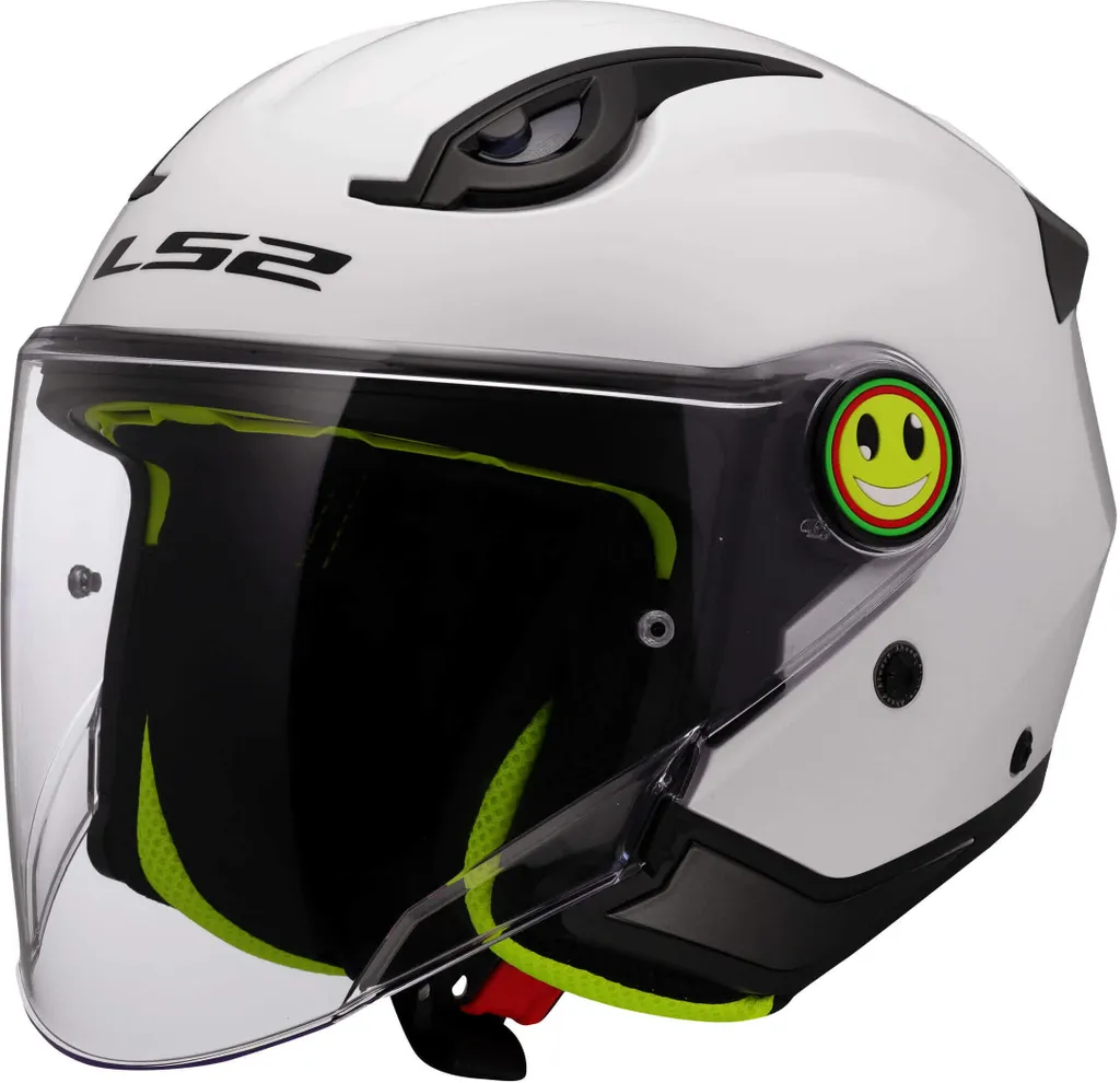 Casque Scooter Enfant LS2 OF622 Funny II Blanc pour Trajets et Ville