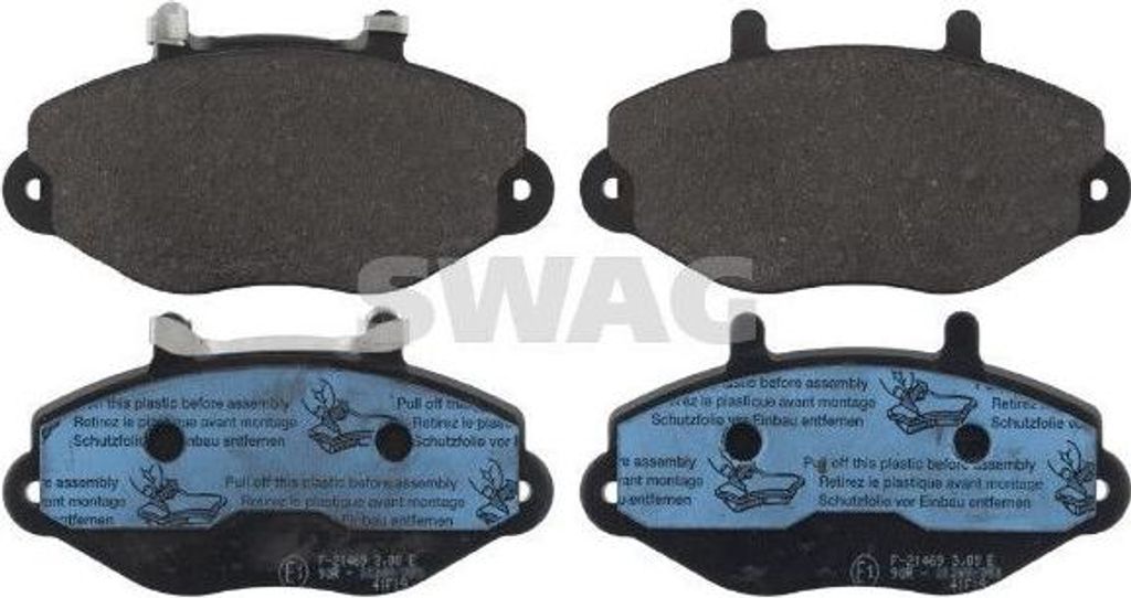 SWAG Bremsbeläge Satz Vorne Bremsklötze für FORD TRANSIT MK-5 Bus (E) 50 11 6070