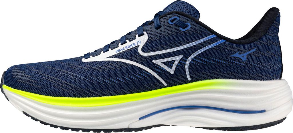 Mizuno WAVE RIDER 29 Estate Blue/White/Lightning Yellow Estate Blue/White/Lightning Yellow 48.5