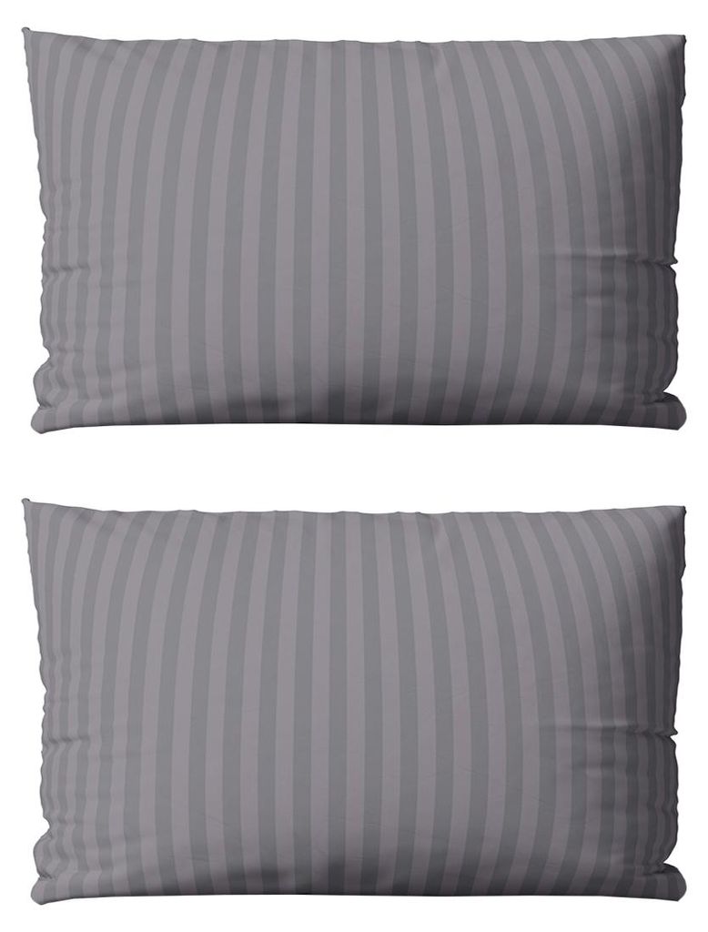 2 teilig Kissenbezüge 40x80 cm Mikrofaser Premium Damast Produktbild 