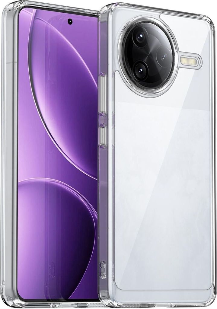 Für Xiaomi Poco F7 Ultra Colorful TPU Acryl Hybrid Schutz Hülle Transparent