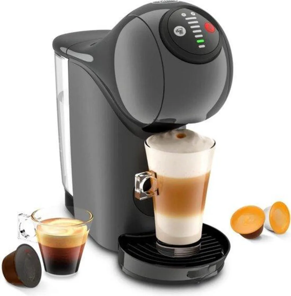 Machine à café à capsules pour espresso et boissons froides, 15 bars gris