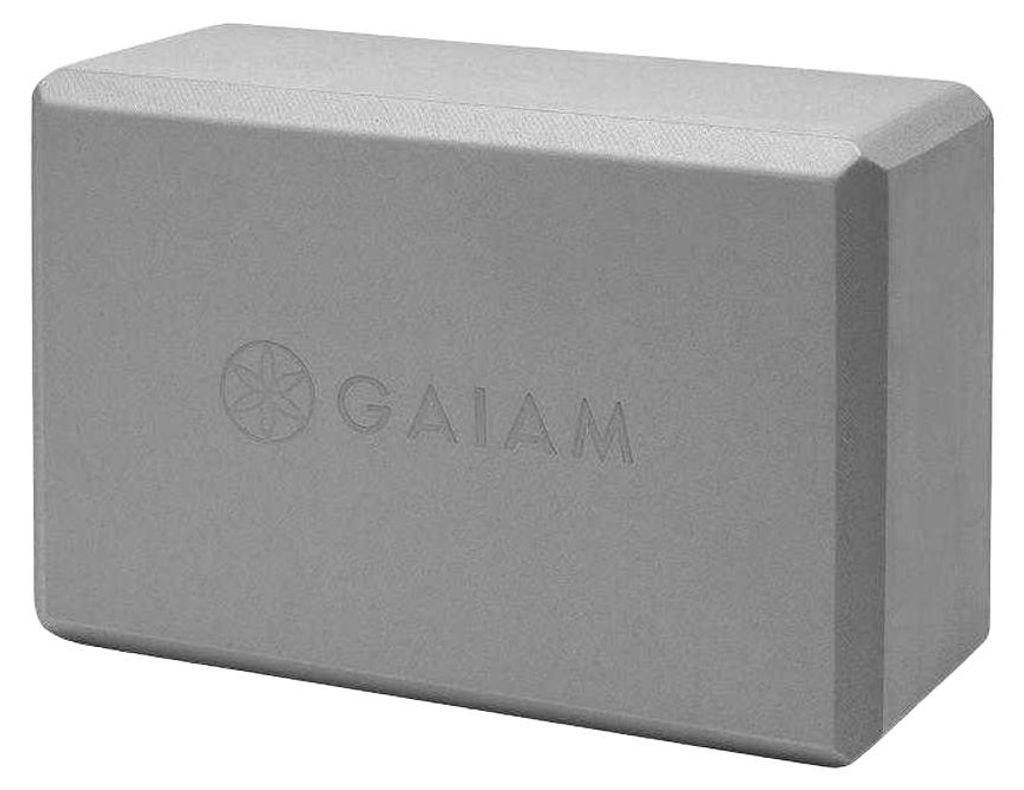 Gaiam - Yoga-Block, Schaumstoff, Würfel PP7917 (Einheitsgröße) (Grau)