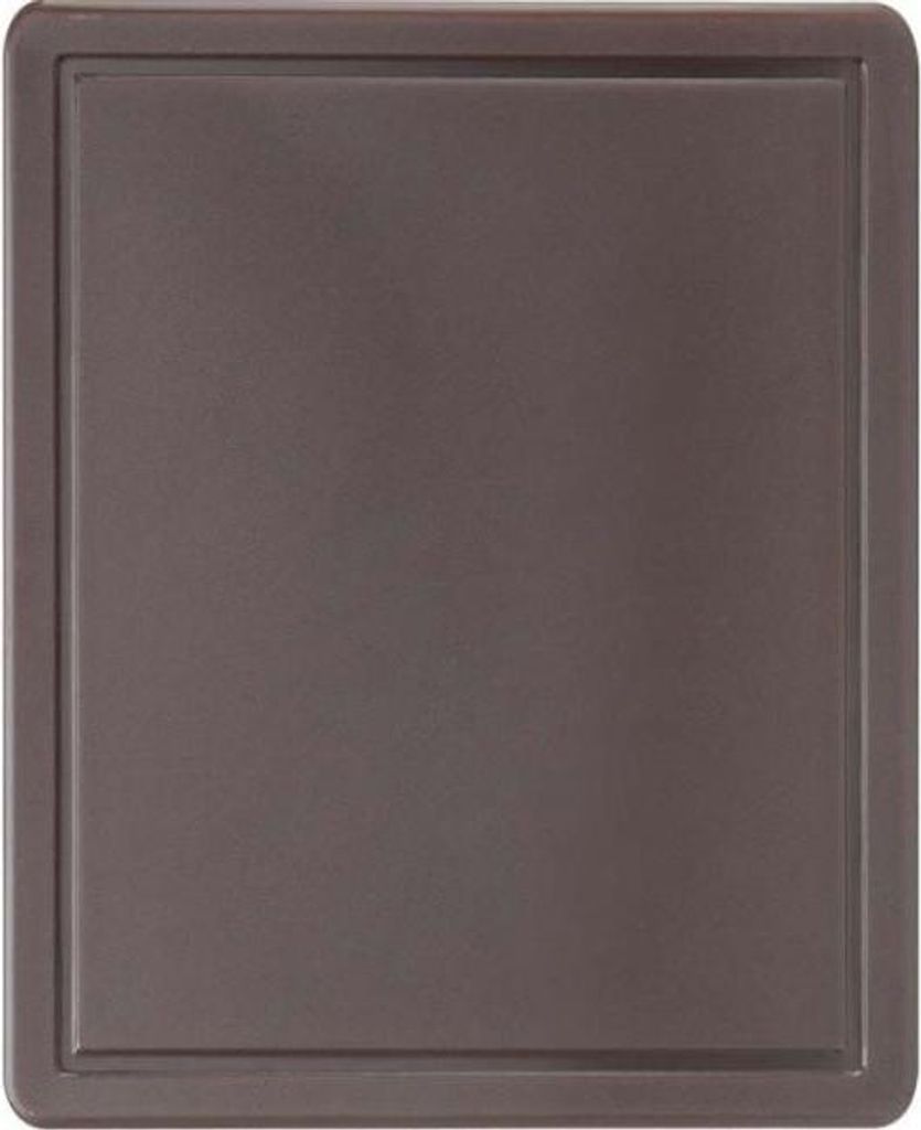 Schneidbrett, HACCP, Farbe braun, GN1/2, Stärke 12 mm