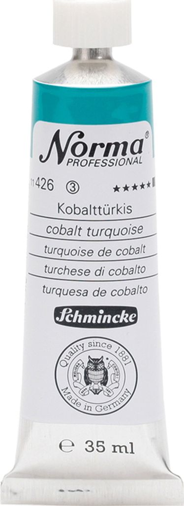 Schmincke 35ml Norma Professional Kobalttuerkis Öl 11 426 009