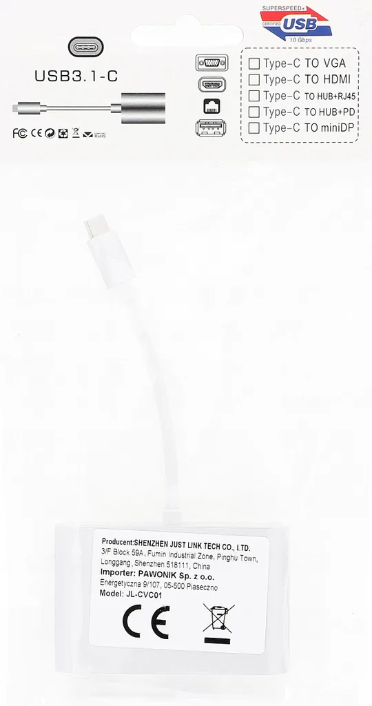 Adaptateur USB C pour MacBook double écran VGA et clé USB simultané - 6
