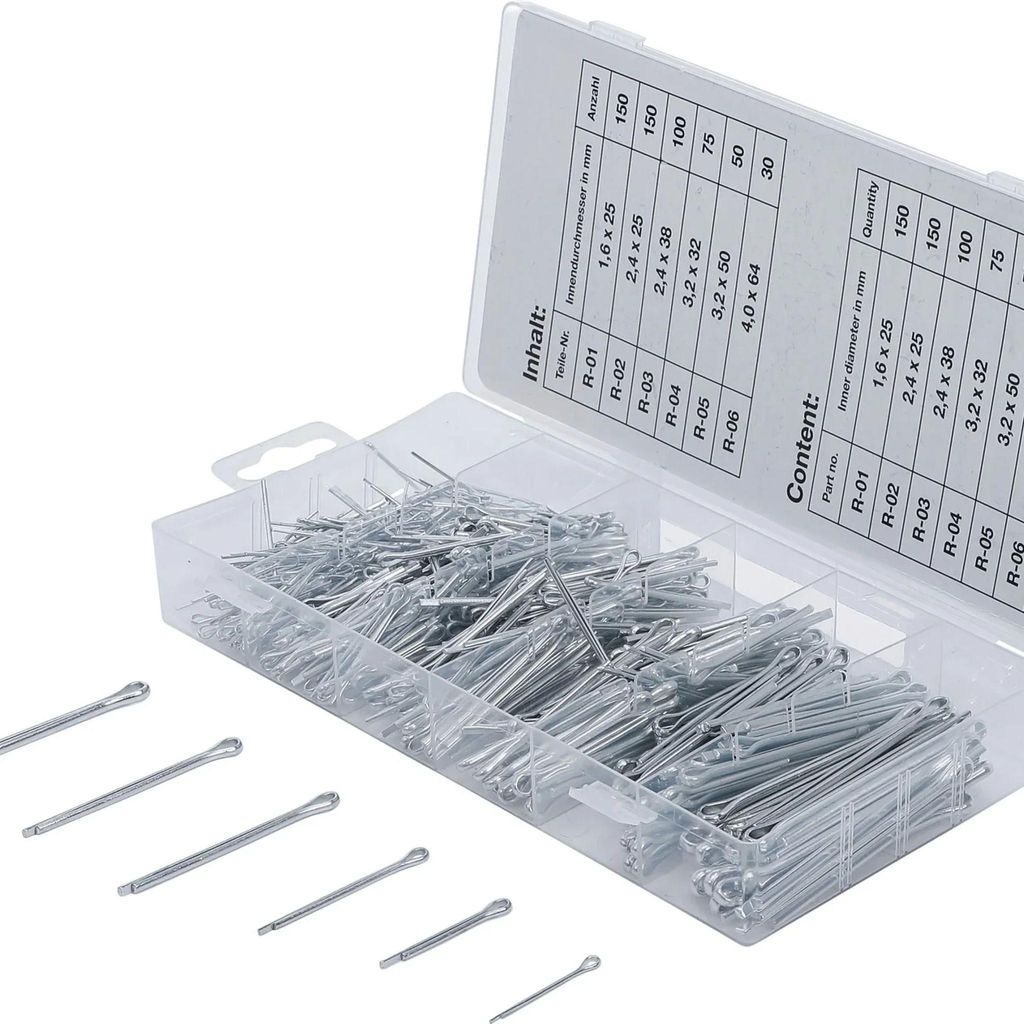 BGS technic Splint Pin Assortment, 674 mm, 674 g Obrázek produktu 