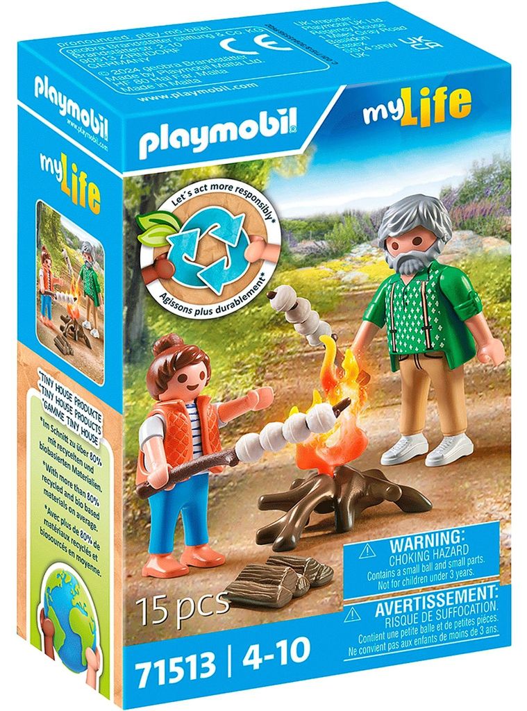 PLAYMOBIL myLife Lagerfeuer mit Marshmallows 71513 Produktbild 