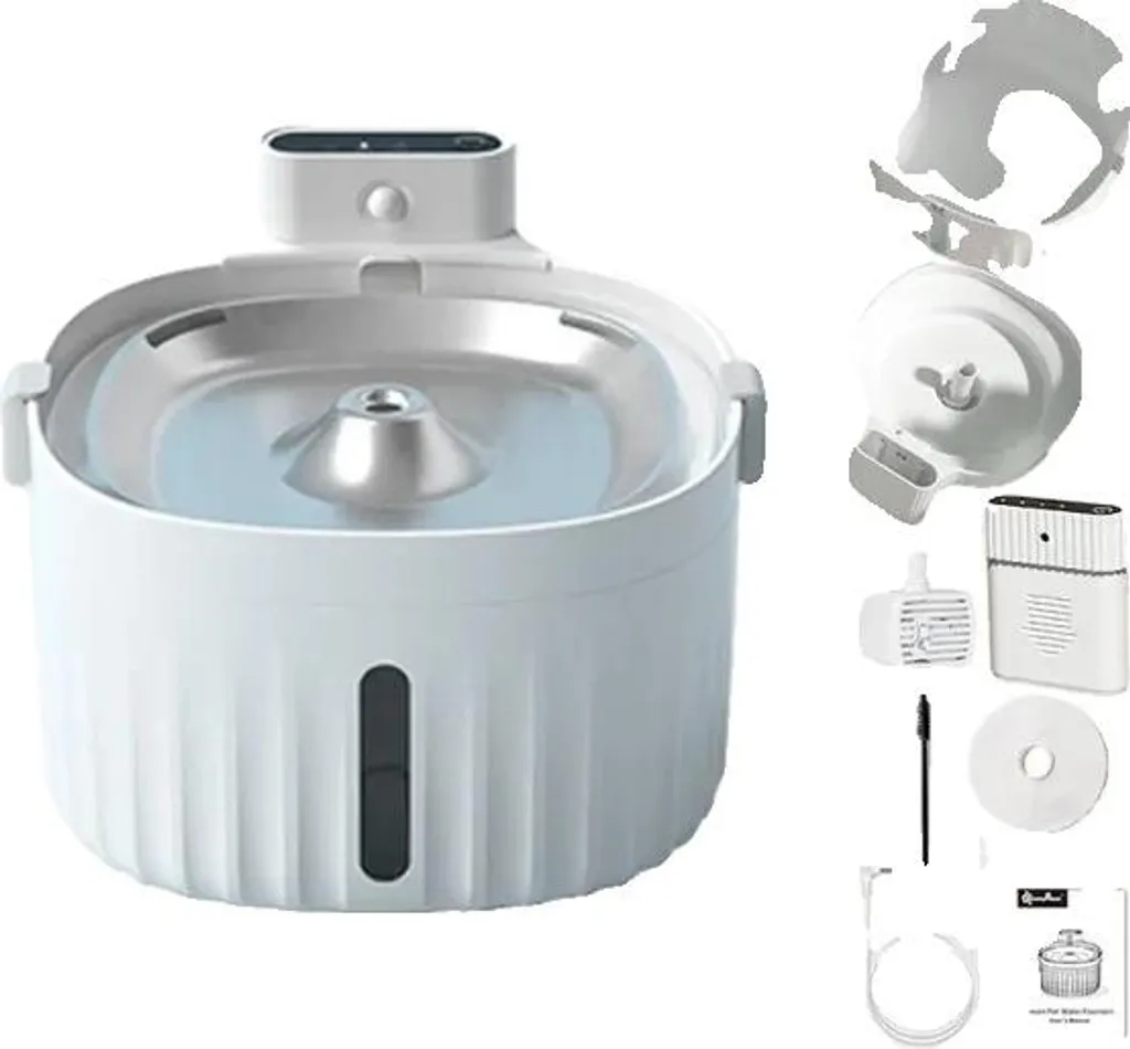 Fontaine d'eau pour animaux avec capteur de mouvement A-Mit automatique