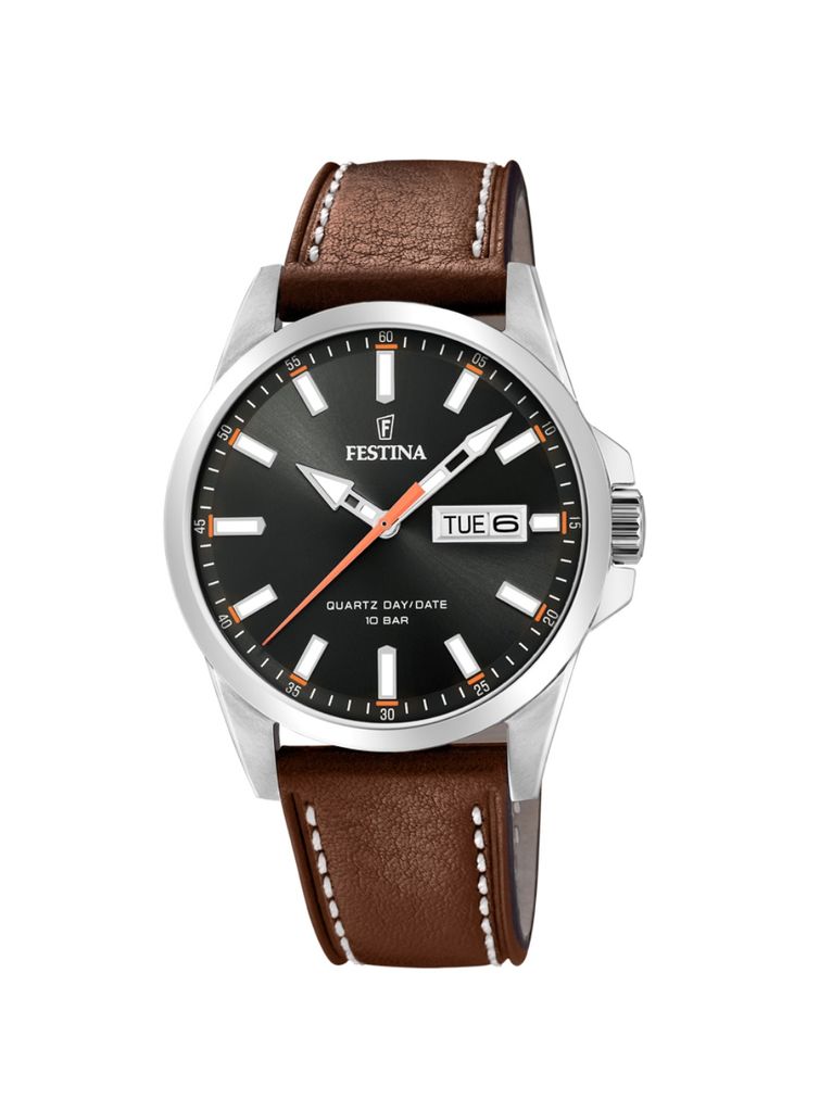 A product shot of a Festina watch.