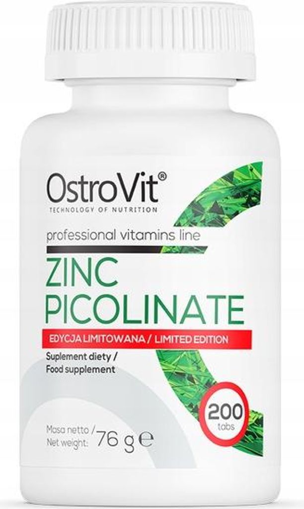 OstroVit Zinkpicolinat ZINK HAAR NÄGEL 200 Produktbild 