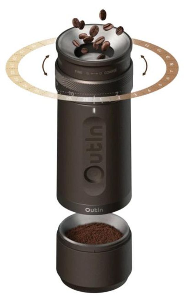 Outin OTCG-01-TB Przenośny młynek do kawy Fino Tundra Produktbild 