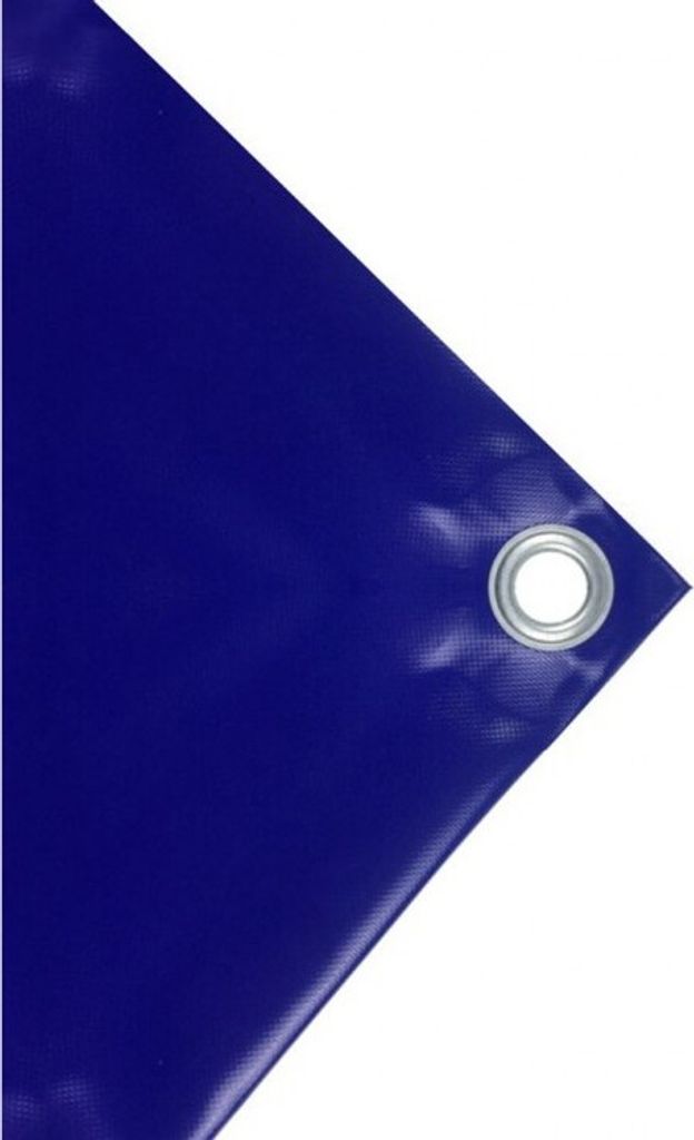 3m x 4m Abdeckplane - PVC-Plane 600 g/qm - blau -