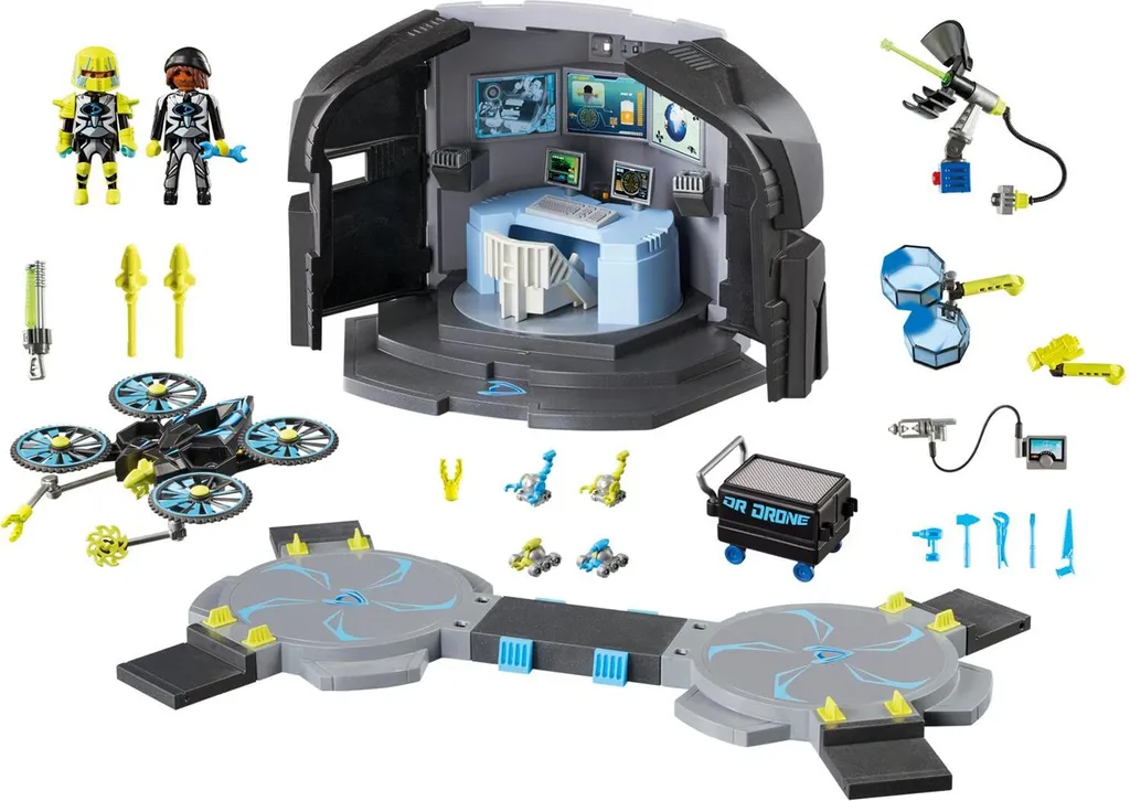 PLAYMOBIL Top Agents 9250 Centre de Commandement du Dr. Drone Labo - 2