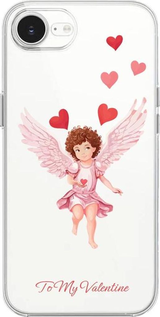 iPhone 16e Hülle, transparent, Silikon Flexi, Amor