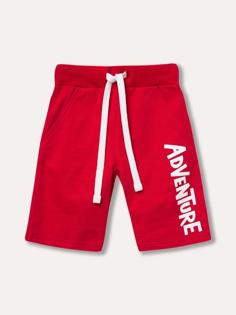 Jungen-Shorts Adventure - Rot - 134