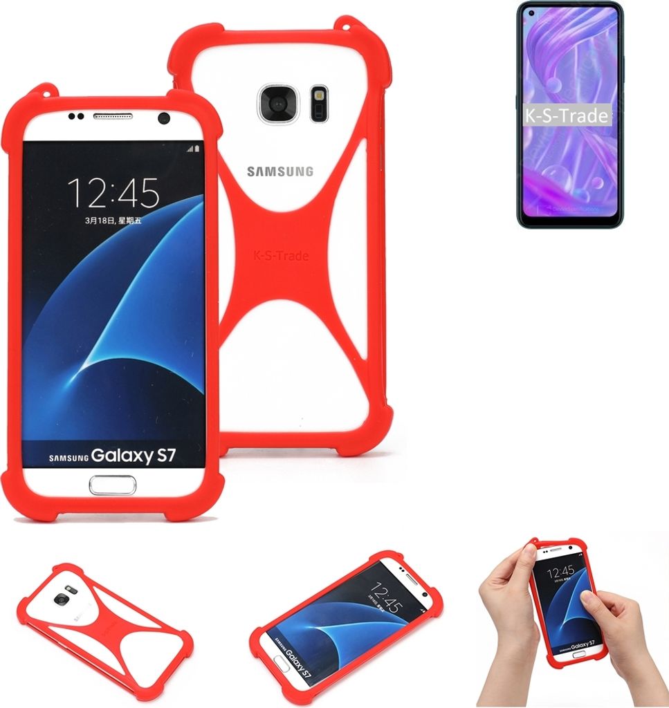 K-S-Trade Handy-Hülle kompatibel mit HiSense Infinity H50 Lite Schutz-Hülle Bumper Silikon Schutz Hülle Cover Case Silikoncase Silikonbumper TPU
