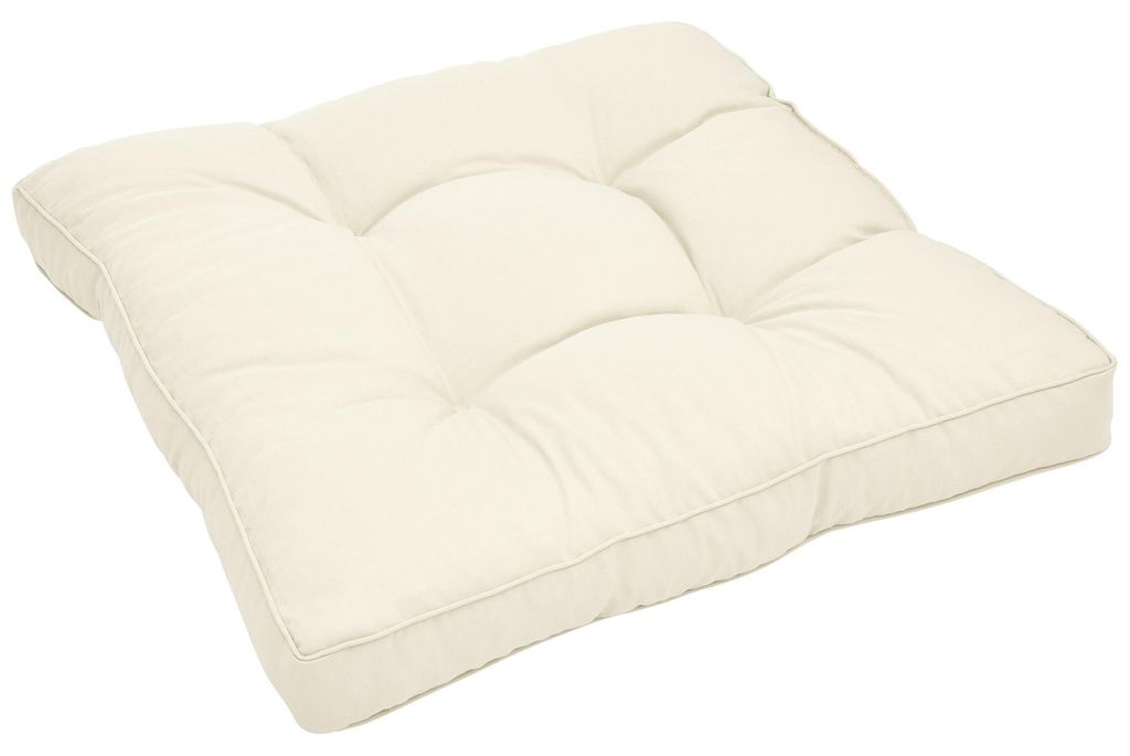 Beautissu Lounge Kissen Outdoor Beige XLuna, 40x40cm
