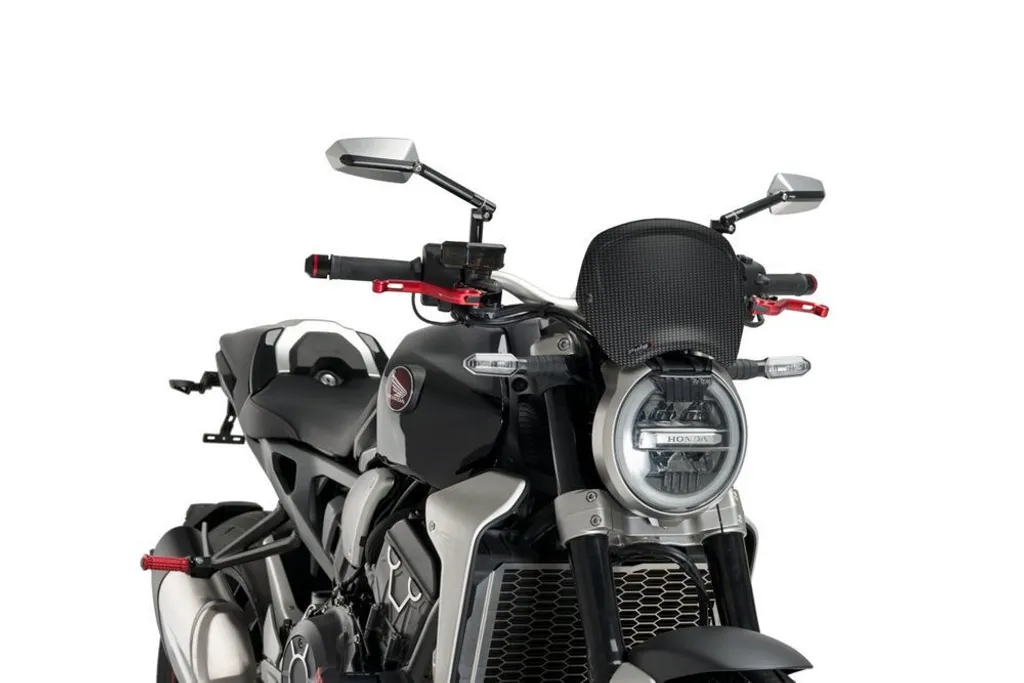 Habillage de Phare Puig 9768C Look Carbone pour Honda CB1000R Neo