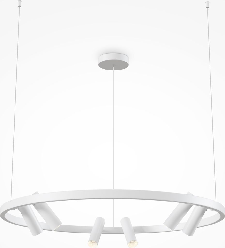 Maytoni Satellite Pendelleuchte MOD102PL-L42W LED, Weiß, aus Metall und Acryl, 3000K, 3800lm