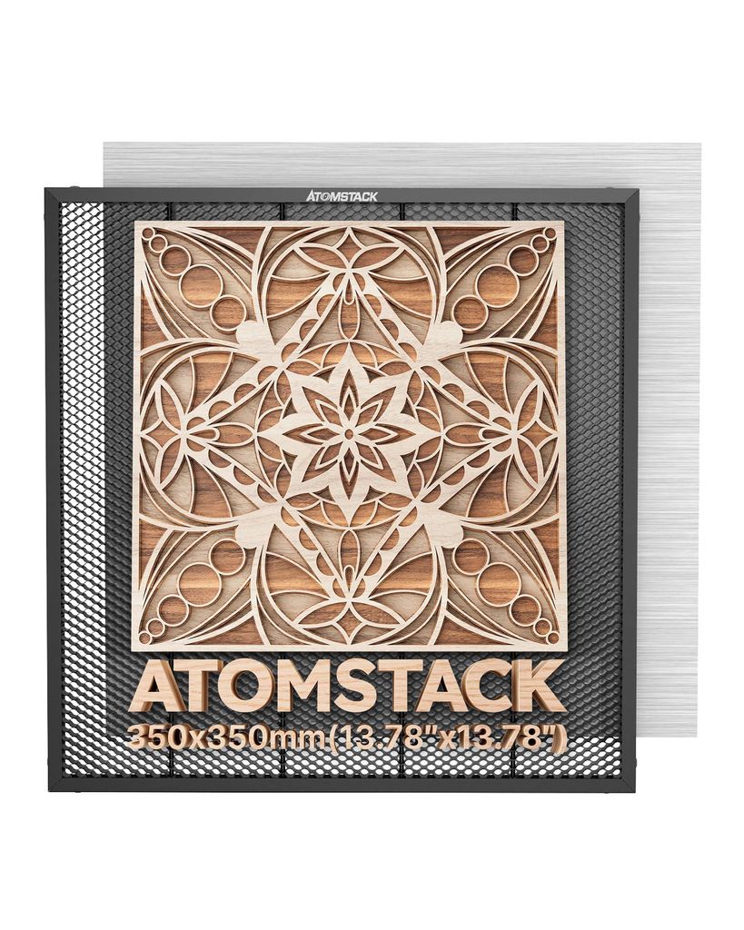 ATOM STACK F2N Waben-bett 350×350 mm – Robuste Produktbild 