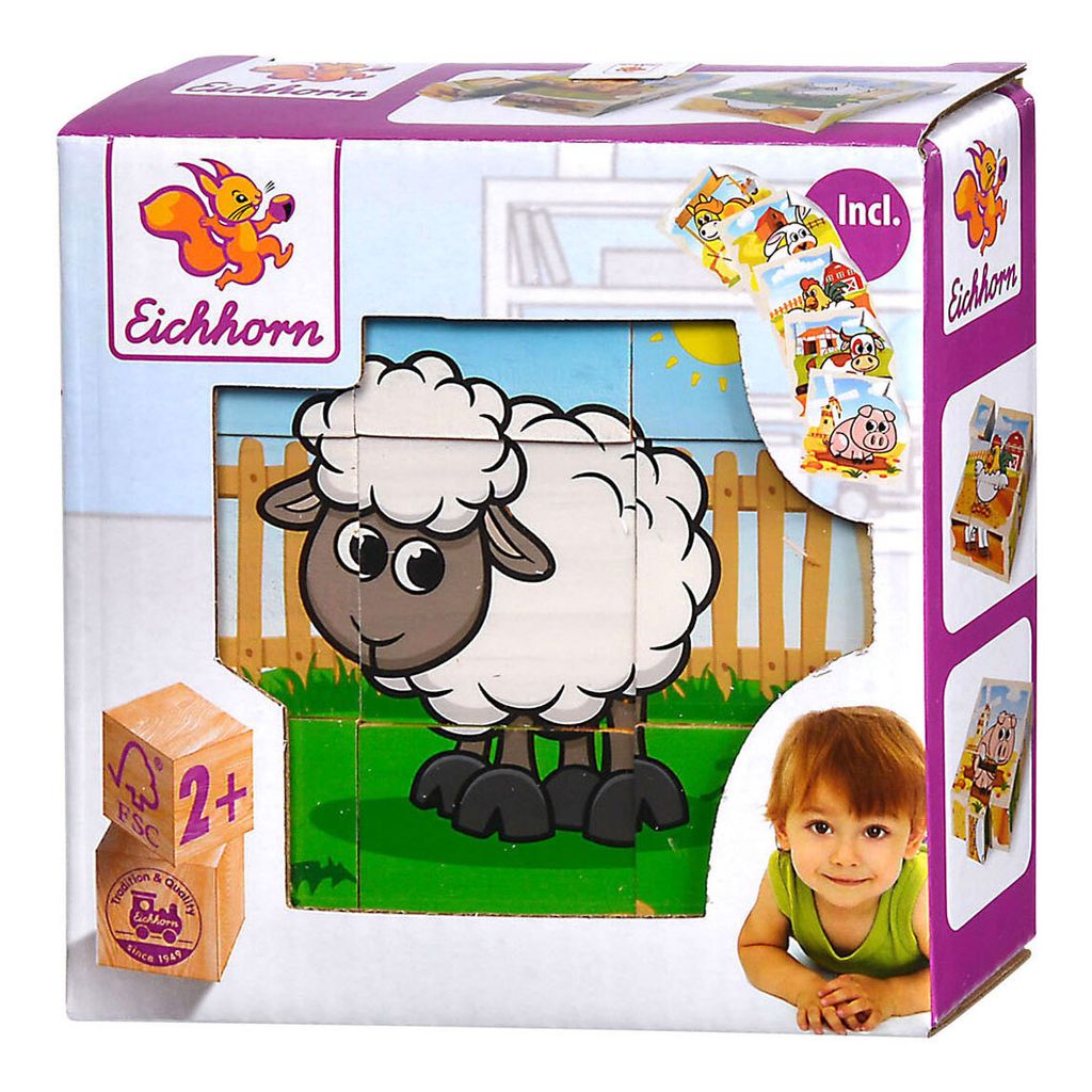 Eichhorn Picture Cube Farm, Tiere, 2 Jahr(e)