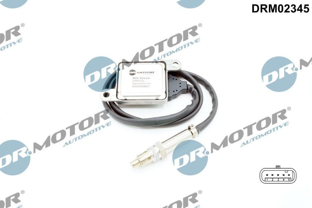 DR.MOTOR AUTOMOTIVE DRM02345 NOx-Sensor NOx-Katalysator passend für MERCEDES-BENZ C-Klasse T-modell (S205) C-Klasse Limousine (W205) GLC (X253)