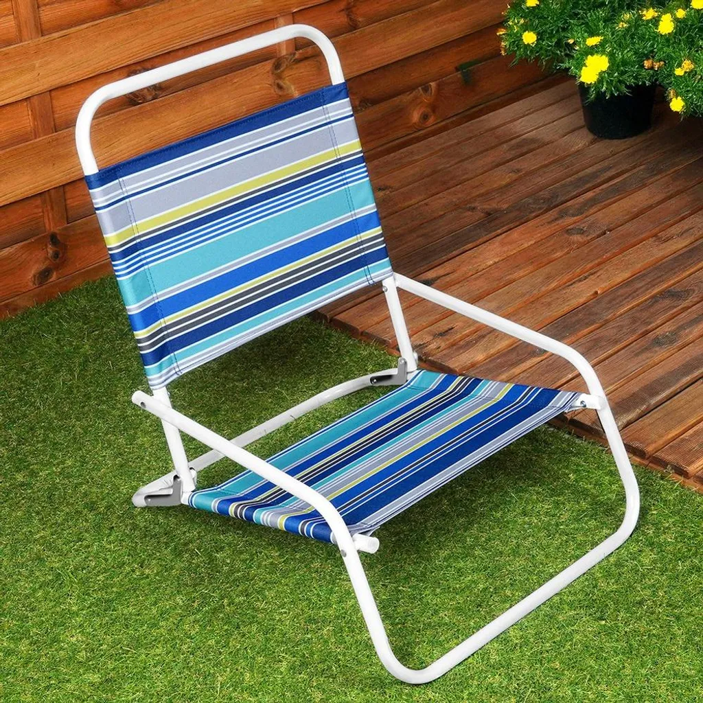 Chaises de Plage Vilde Pliables et Compactes - Duo Confort Multicolore - 2