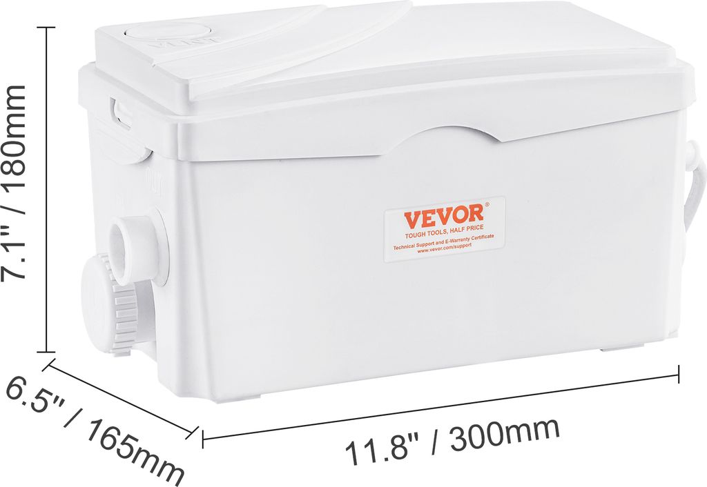 VEVOR Hebeanlage, 350 W, 6000 l/h Durchfluss, 7 m Produktbild 8