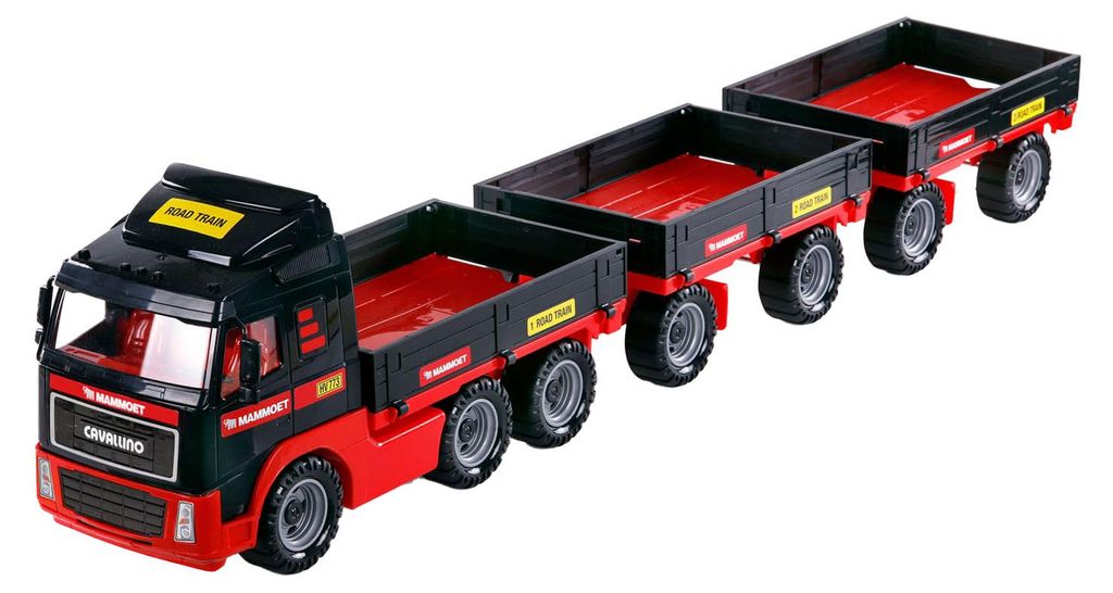 Cavallino Mammut Truck mit Doppelanhänger, Maßstab 1:16