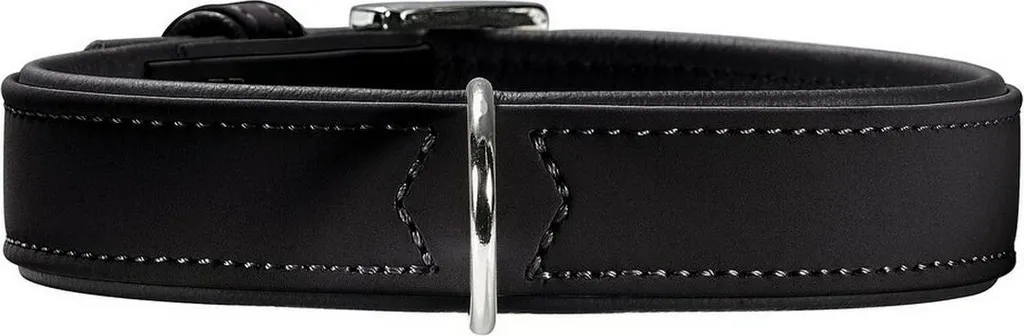 Collare Hunter Softie Nero per Cani 28-38 cm | Design Minimalista Hunter