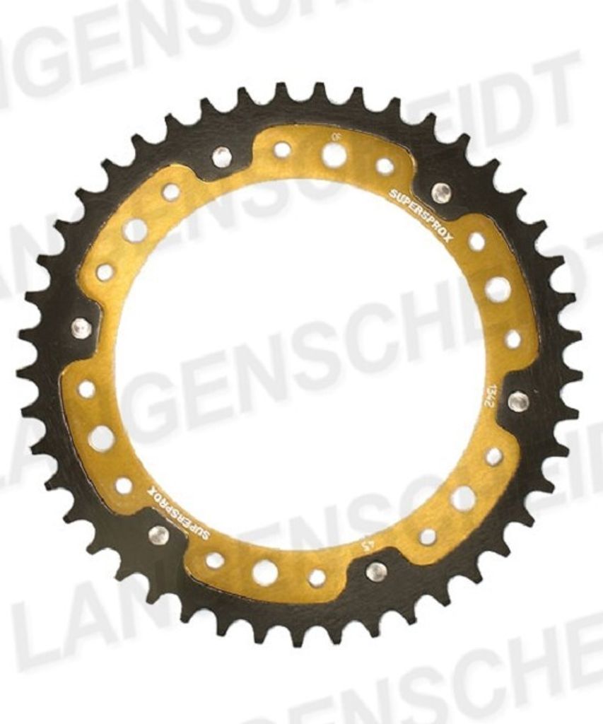 Stealth-Kettenrad Supersprox 530 - 43Z (gold) RST-1340:43-GLD|ID 154,0 LK 176,0 6-Loch/6-Loch