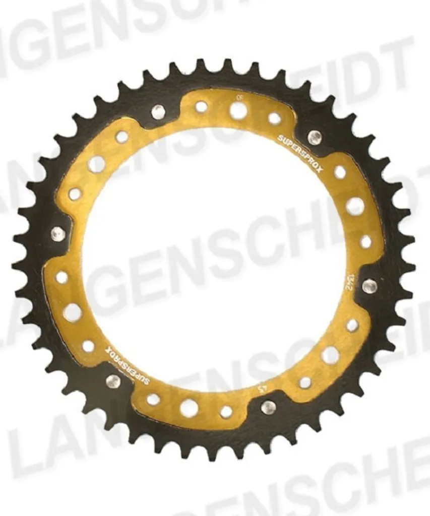 Couronne Supersprox Stealth 44 Dents 530 : Fini l'Usure Rapide en Or