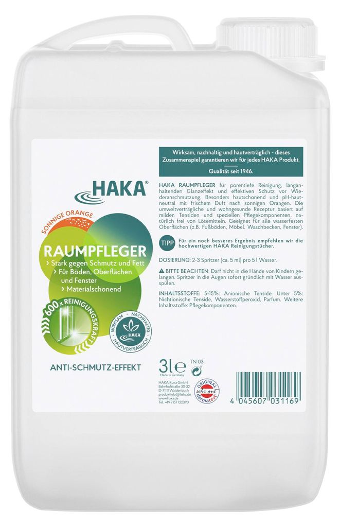 Raumpfleger Sonnige Orange 3 Liter Nachfüllkanister Produktbild 