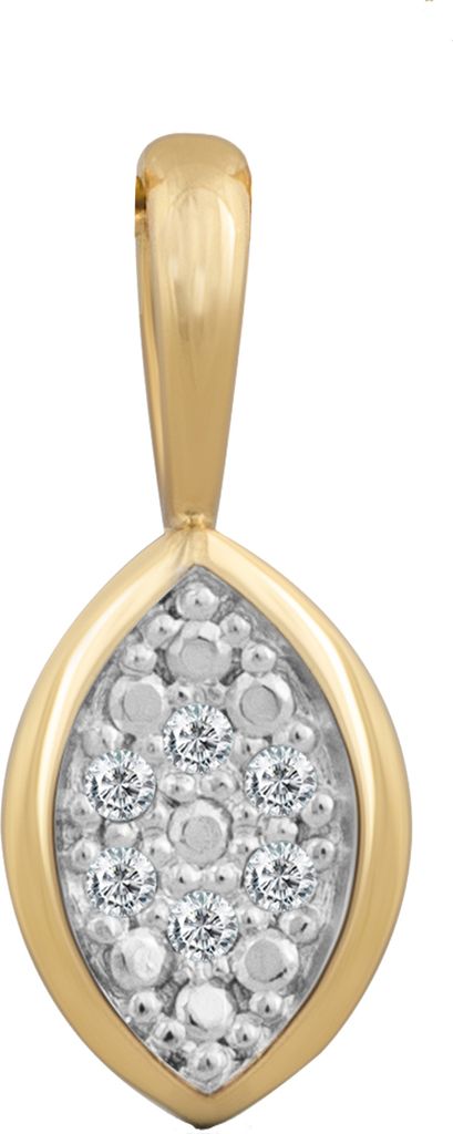 Orolino Anhänger 585/- Gold 0,9cm gelb Brillant weiß 067340144-1