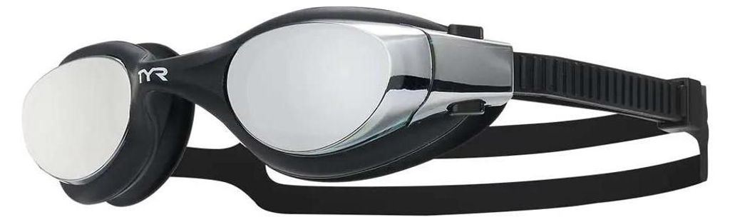 Tyr Vesi Schwimmbrille Mit Spiegelglas Schwarz Schwarz One Size