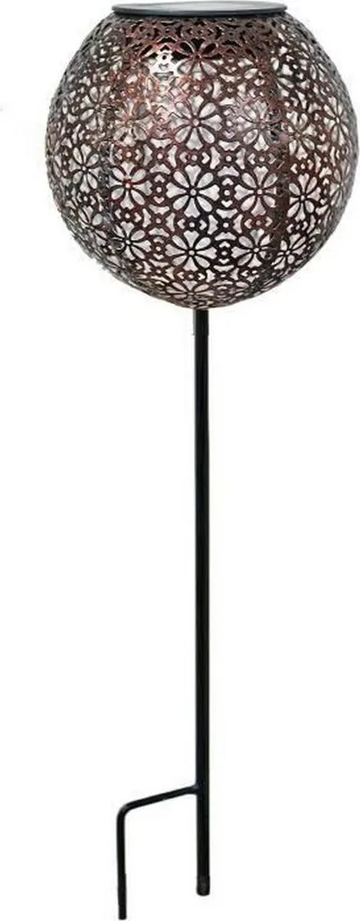 Éclairage solaire Galix sans fil en métal 45 cm pour décorer sans effort