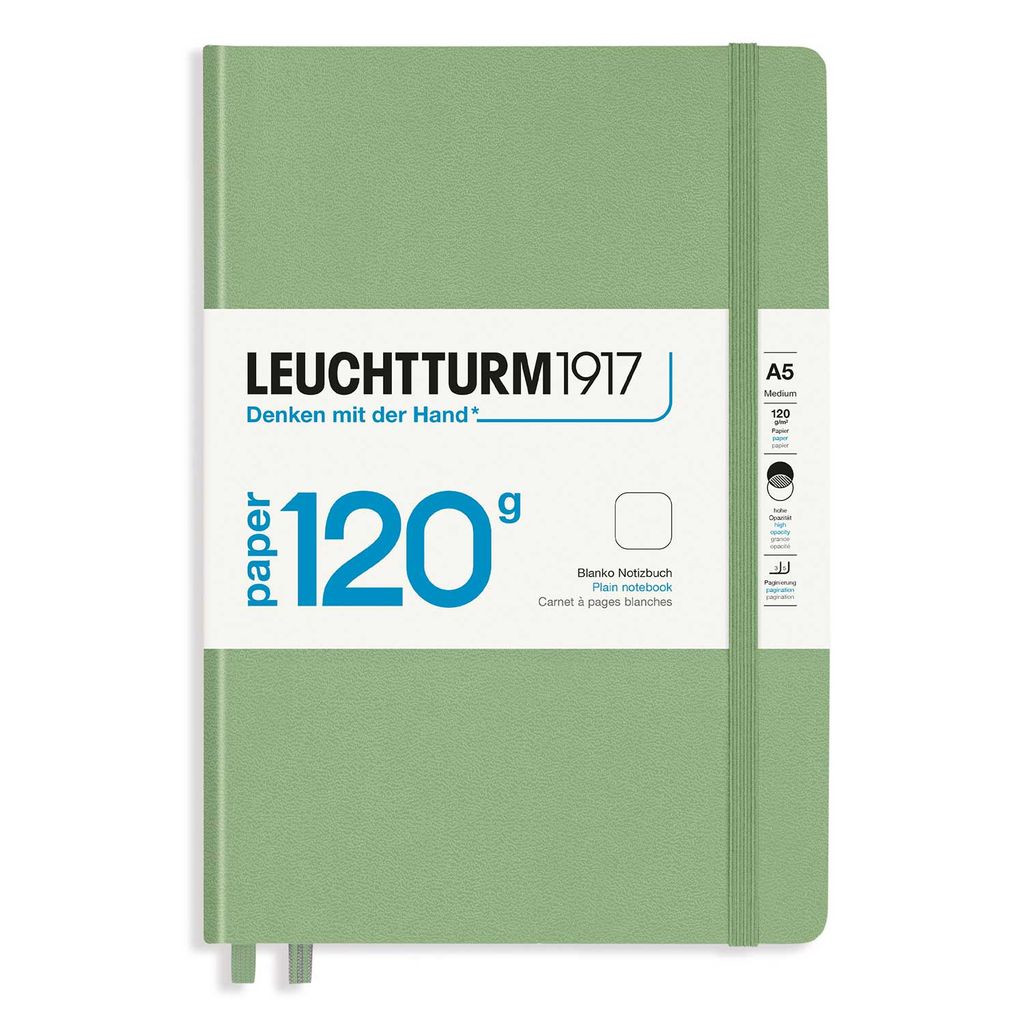 Leuchtturm1917 Notizbuch A5 Edition 120 salbei blanko