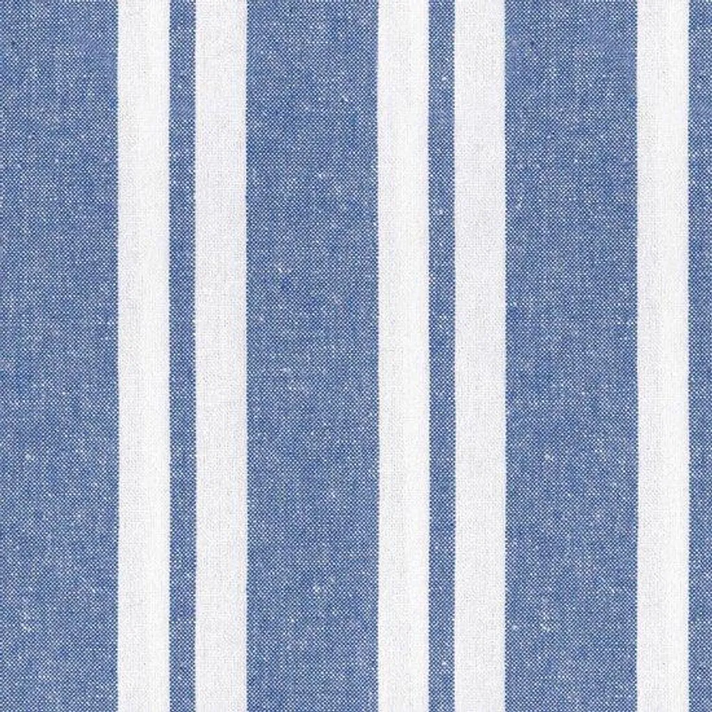 Nappe lavable pour table 8 places, tissu résistant bleu