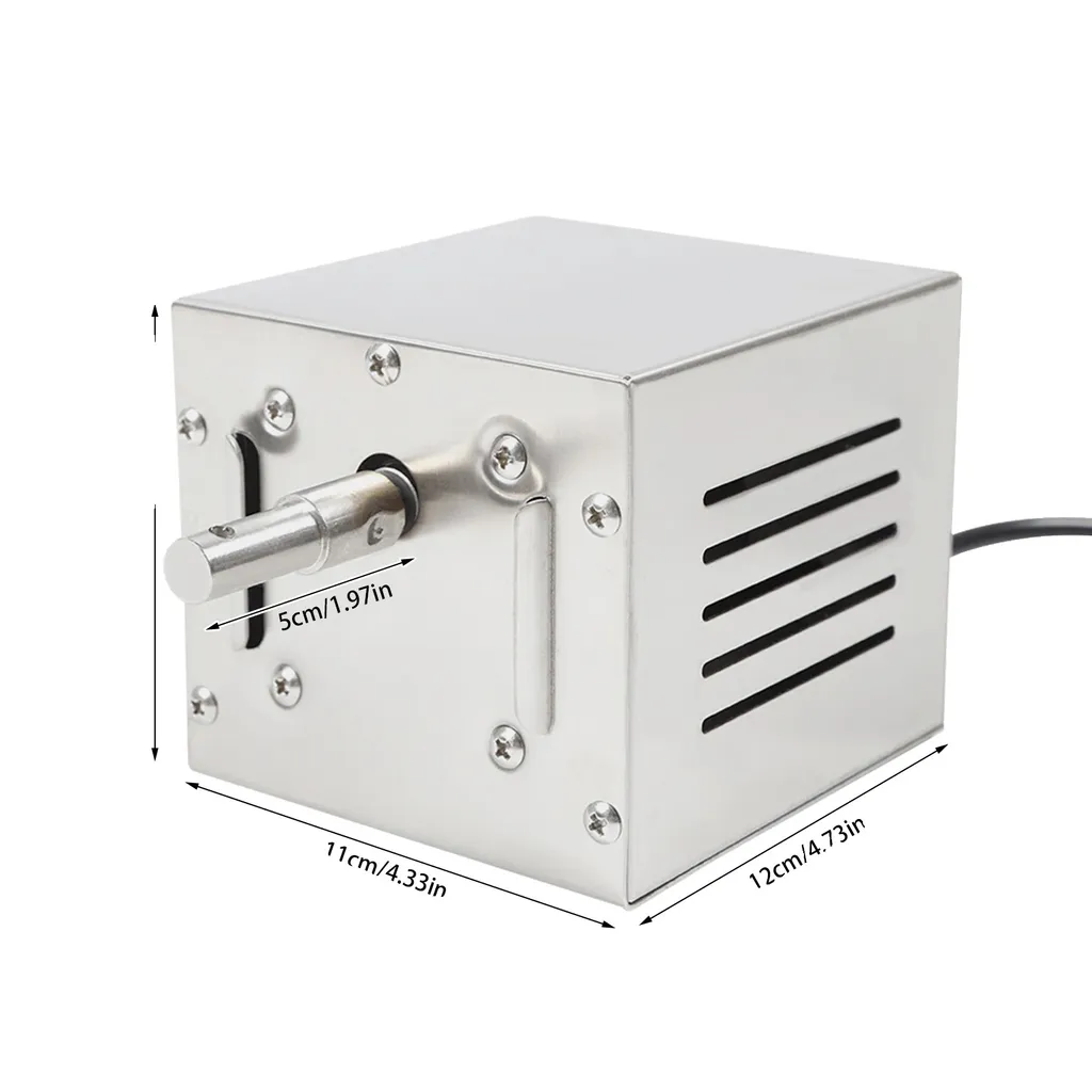 Moteur Barbecue Inox 25W Électrique Blanc - Haute Puissance et Design