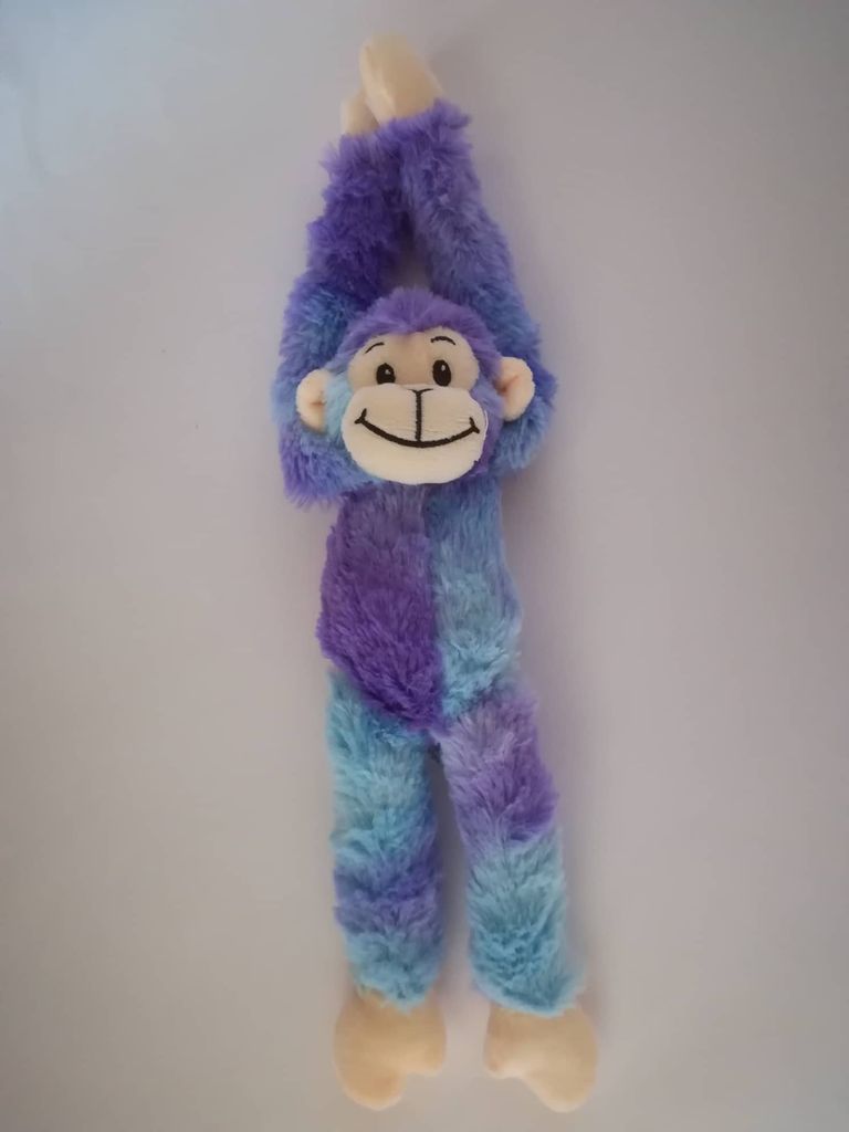 Plüschtier Affe 37 cm, lila violett, Hängeaffe Affen Produktbild 