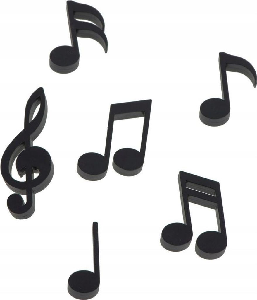 Musiknoten Kühlschrankmagnete im 6er Set Produktbild 