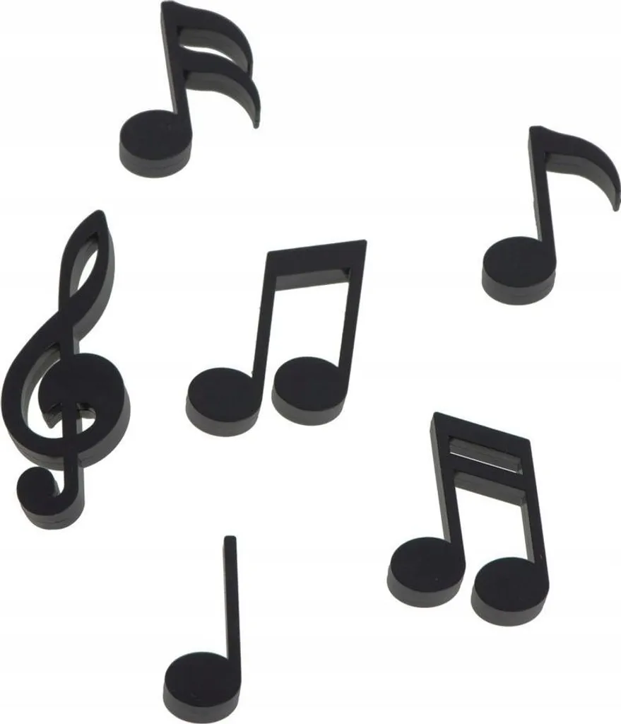 Calamite Frigo Note Musicali - Set 6 Magneti Design per Musicisti
