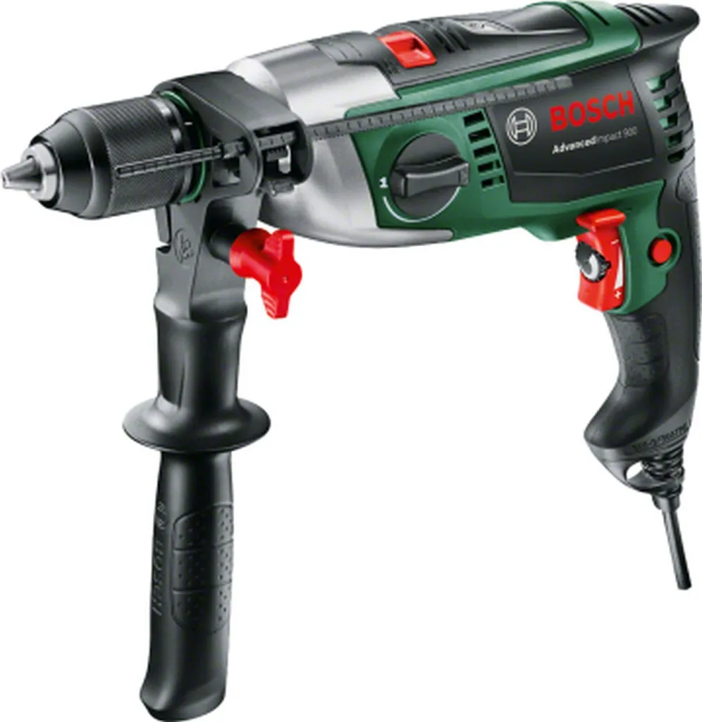 Perceuse à percussion filaire Bosch AdvancedImpact 900 de 2,6 kg Gris