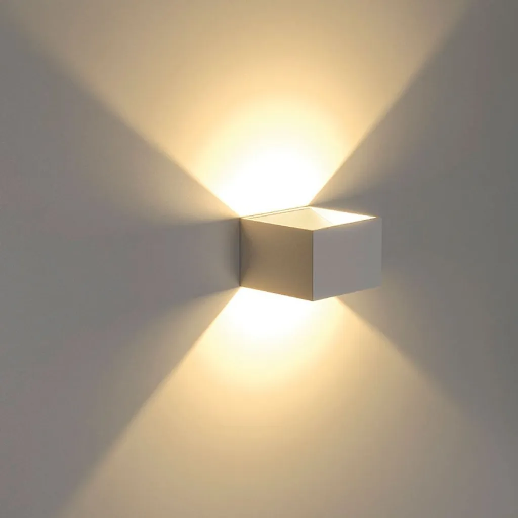 Luminaire mural intérieur LED carré blanc SLV LOGS IN 5W éclairage chic