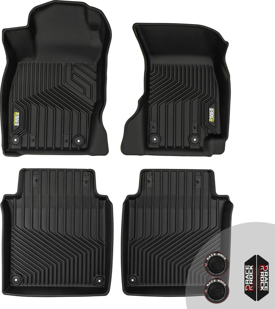 FROGUM Race Rock Autofussmatten 2in1 TPE + Velours für Audi A8 D5 ab 2017